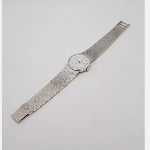 Rolex Ladies Cellini 18kt Gold White Watch With BOX main image 6